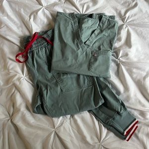 Mediclo “Stone Blue” Scrubs || FULL SET